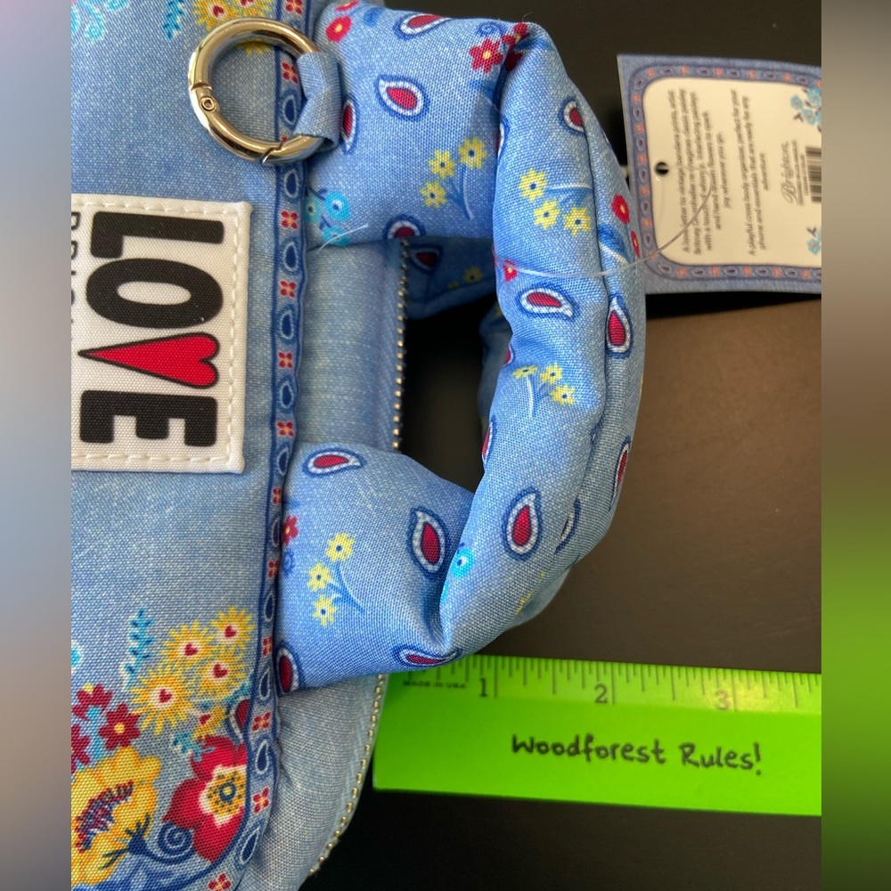 Brighton Love Bandana Cross Body Organizer Bag NWT - Picture 16 of 16
